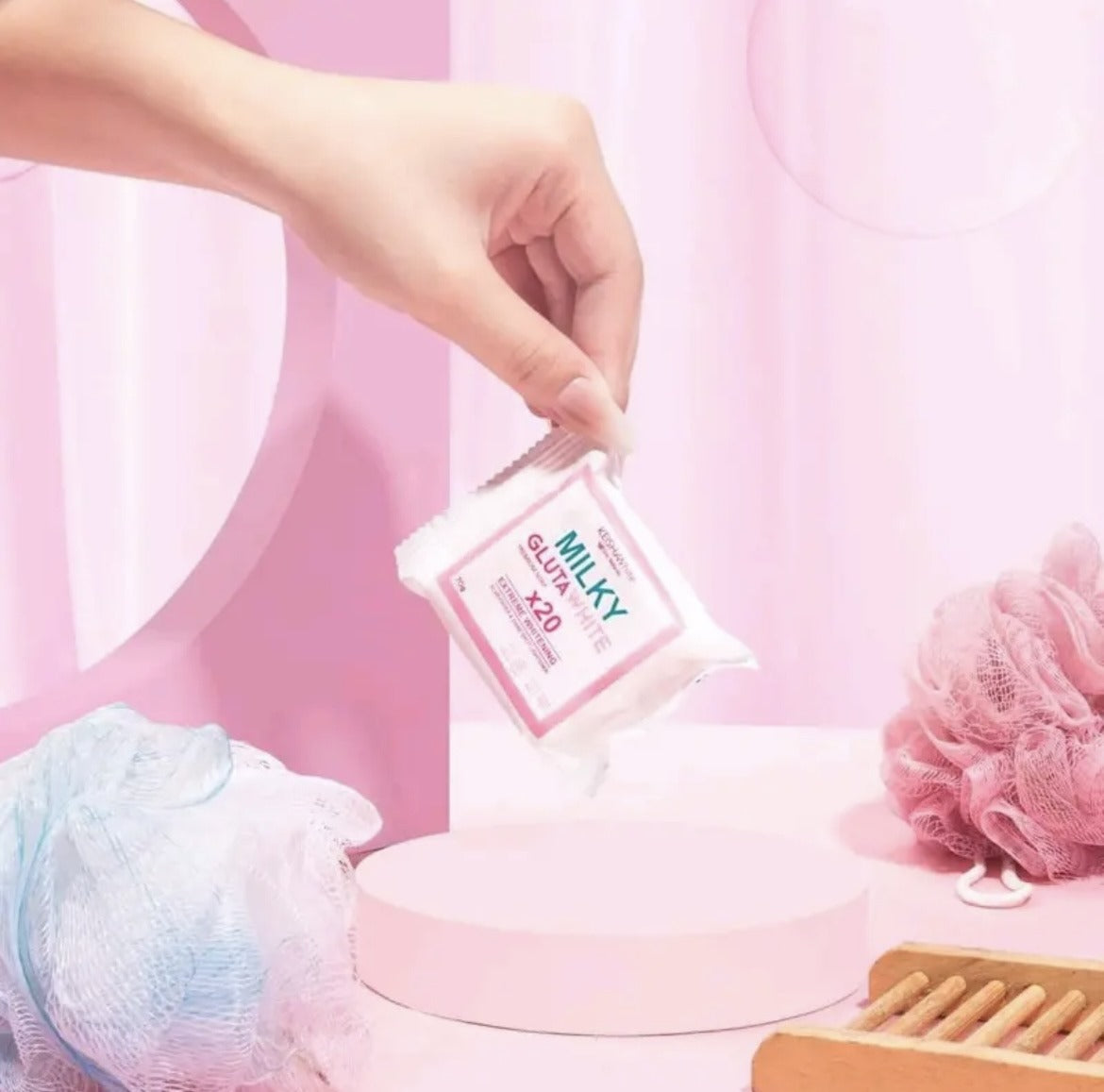 KEISHA WHITE Milky Gluta White Soap 70g
