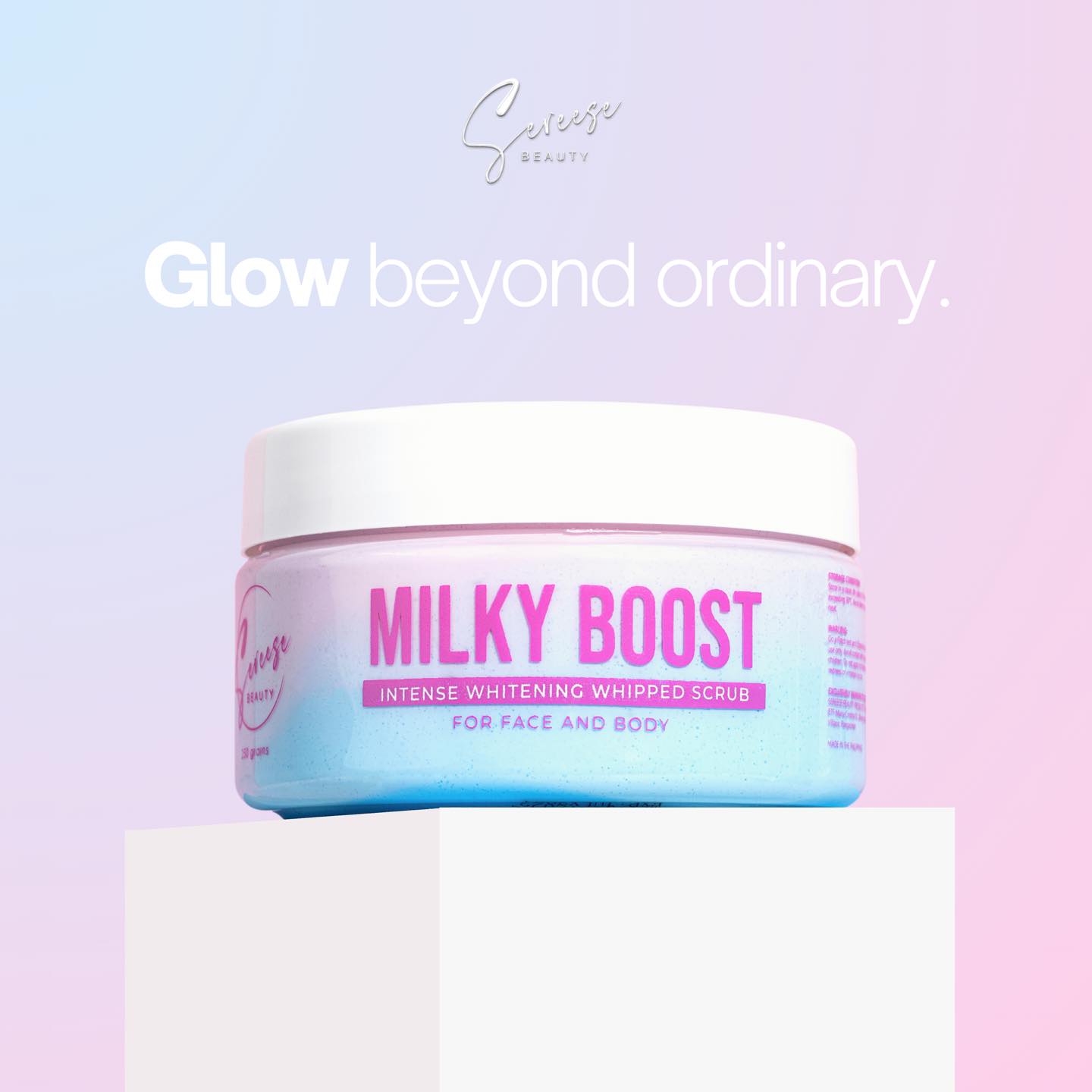 Sereese Beauty Milky Boost Whipped Scrub