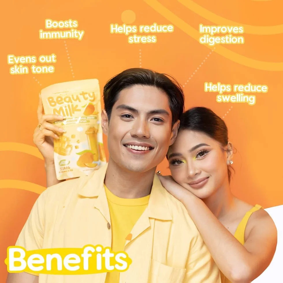 DEAR FACE Beauty Milk Mango 10s