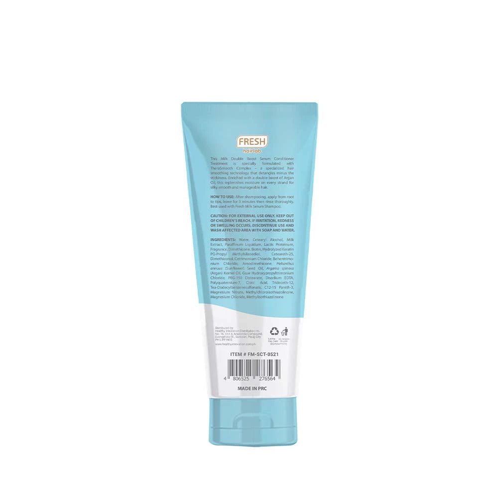 FRESH Hairlab Milk Boost Argan 2 in 1 Serum Conditioner Treatment 200ml