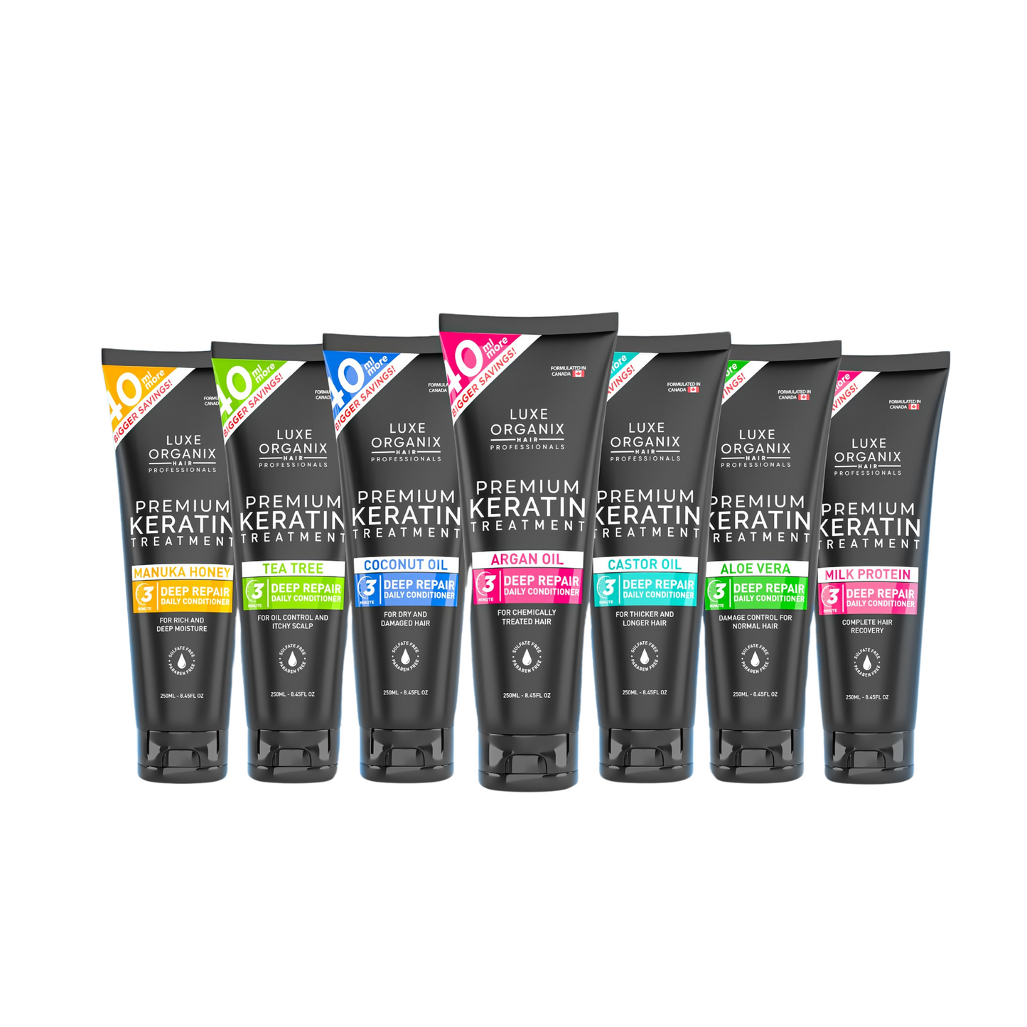 LUXE ORGANIX Premium Keratin Treatment 250ml