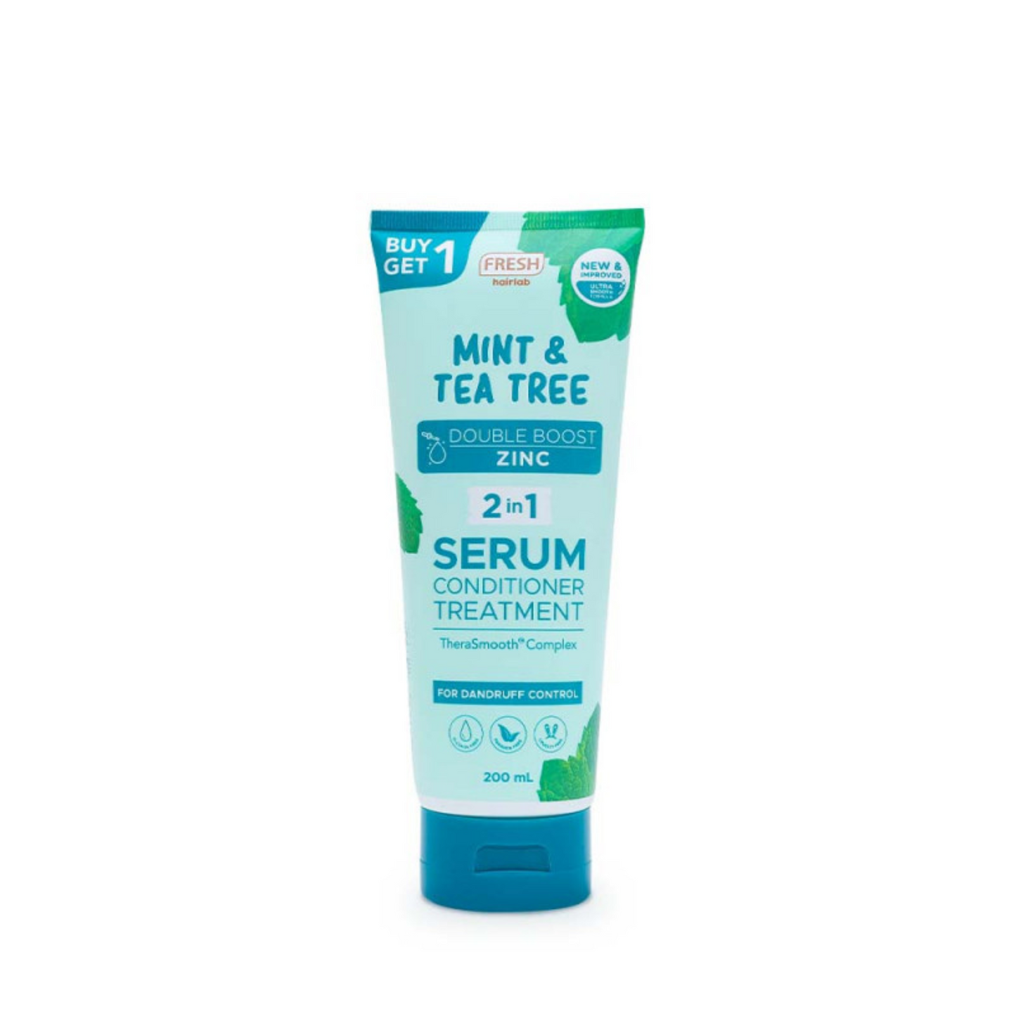 FRESH Hairlab Mint and Tea Tree Double Boost Zinc 2 in 1 Serum Conditioner Treatment 200ml