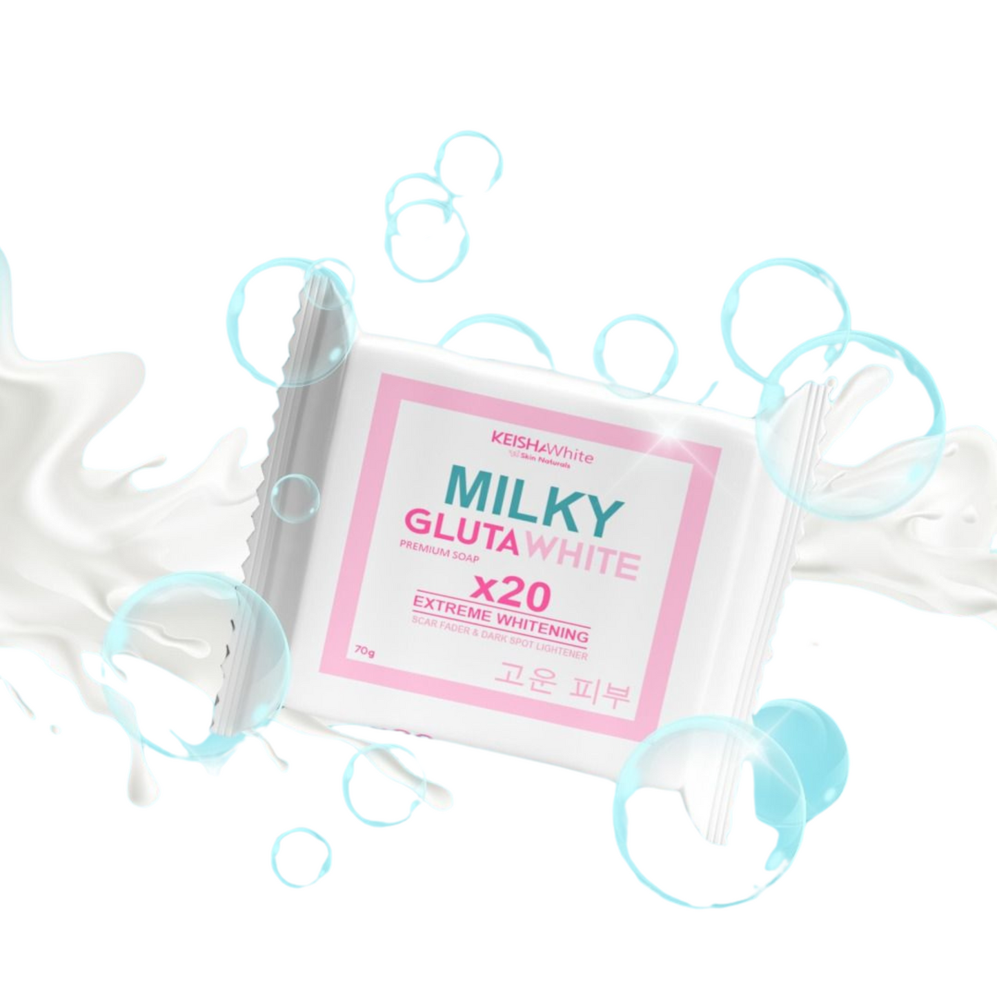 KEISHA WHITE Milky Gluta White Soap 70g