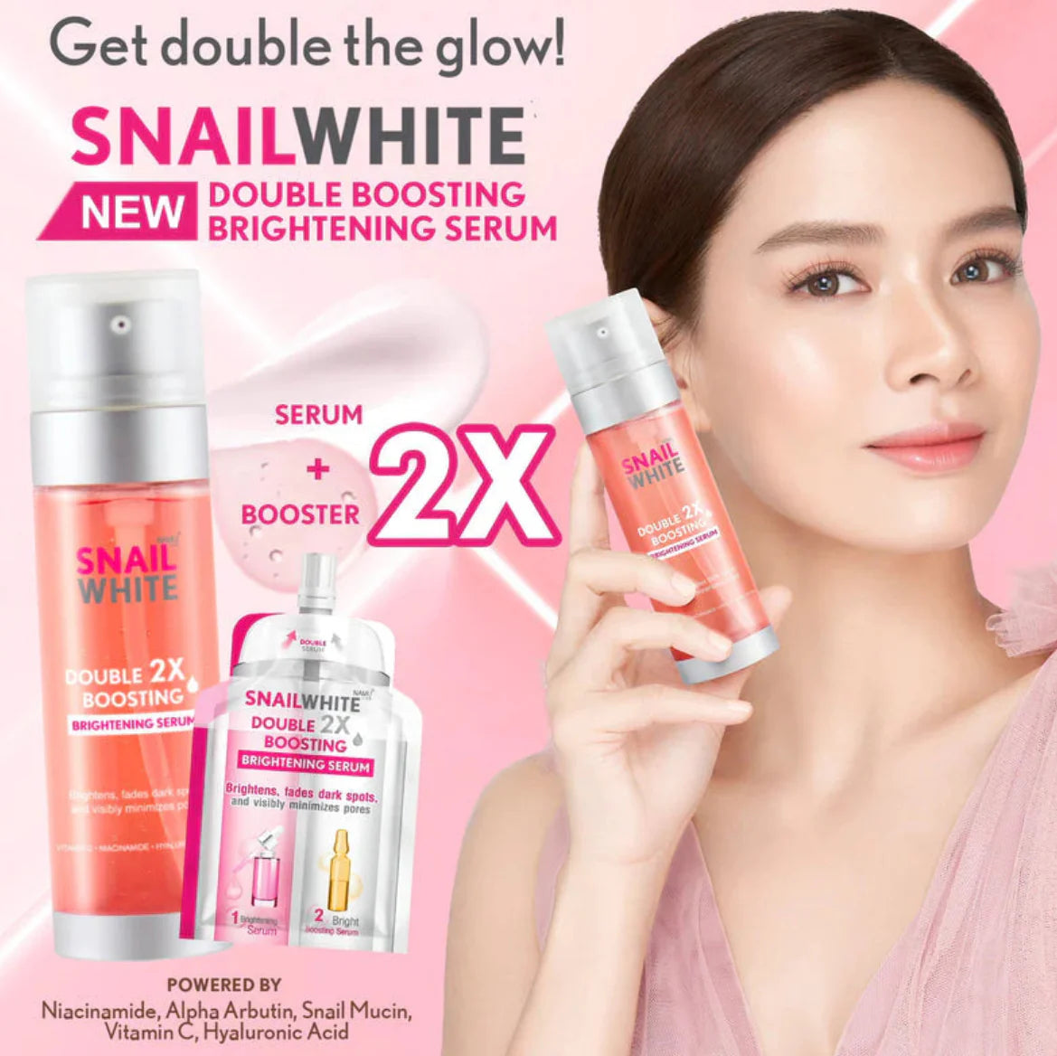 SNAILWHITE Double Boosting Brightening Serum 40ml