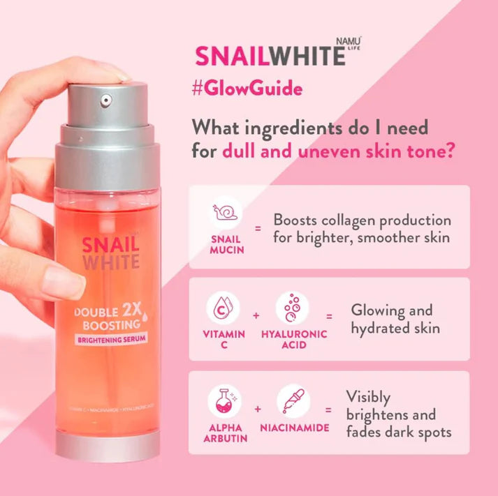 SNAILWHITE Double Boosting Brightening Serum 40ml