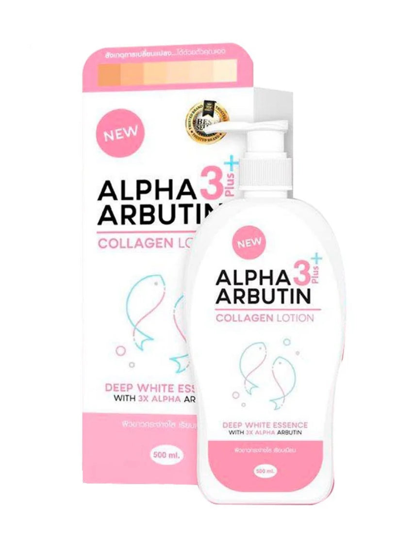 Precious Skin Thailand Alpha Arbutin 3 Plus Collagen Body Lotion, 500ml