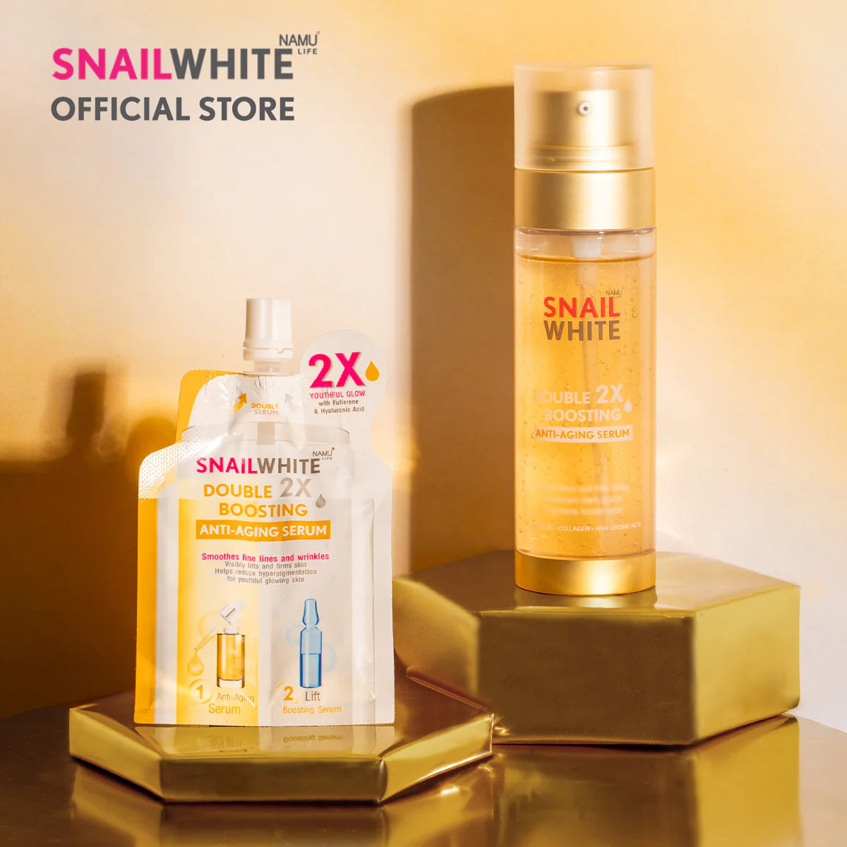 SNAILWHITE Double Boosting Anti-Aging Serum 40ml