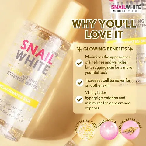 SNAILWHITE Gold Lifting Essence Water (50ml)