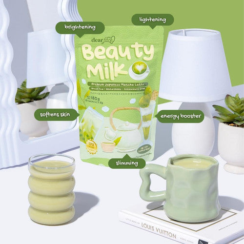 DEAR FACE Beauty Milk Matcha 10s