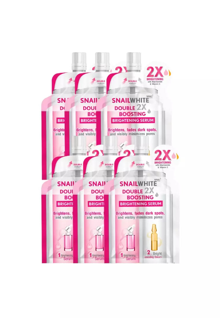 SNAILWHITE Double Boosting Brightening Serum 4 ml + 4 ml