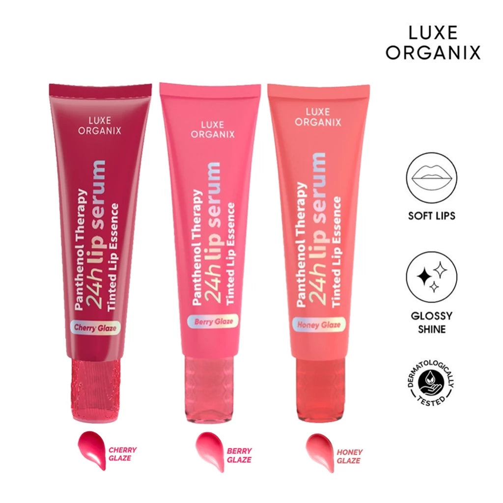 LUXE ORGANIX Panthenol Therapy 24h Lip Serum Tinted Lip Essence 10g