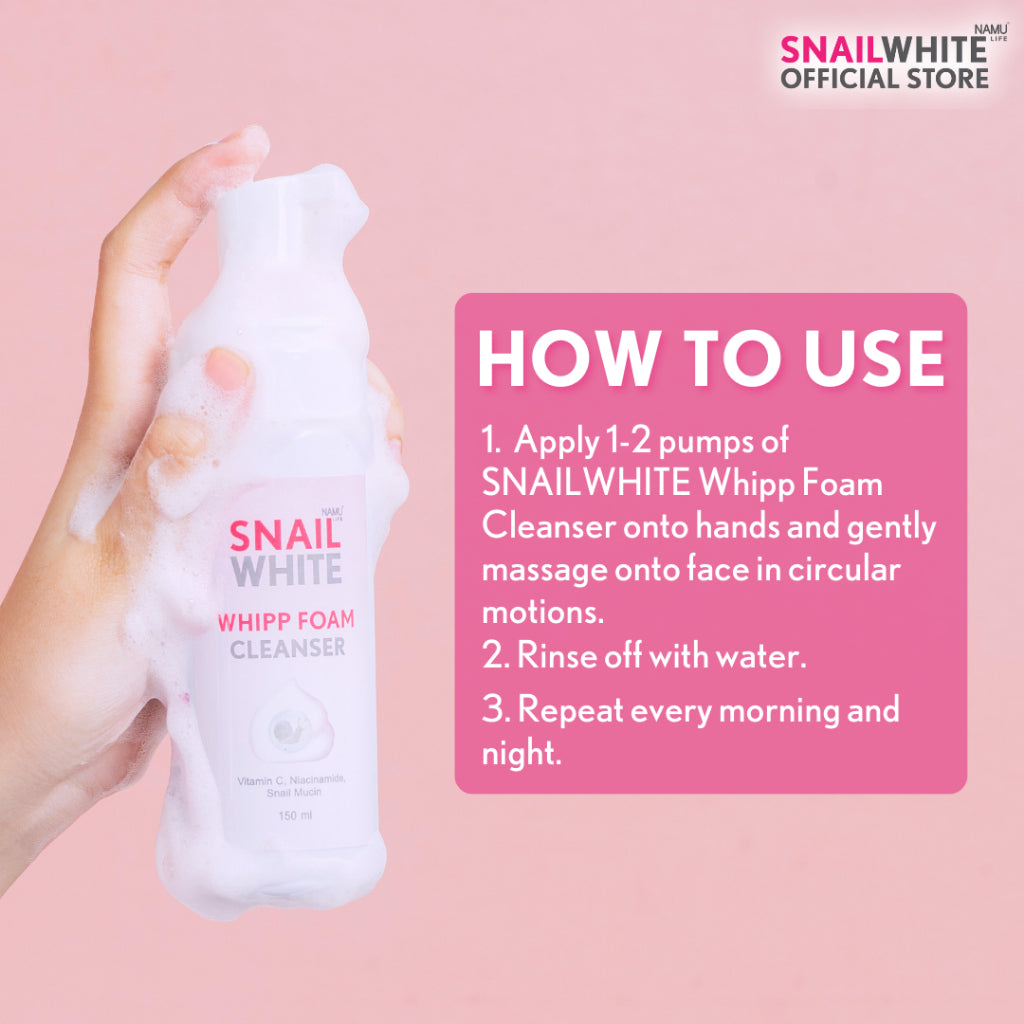 Snail White Whipp Foam Cleanser