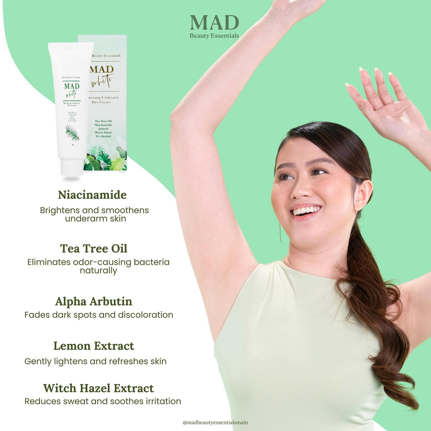 Mad White Underarm Cream