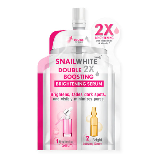 SNAILWHITE Double Boosting Brightening Serum 4 ml + 4 ml