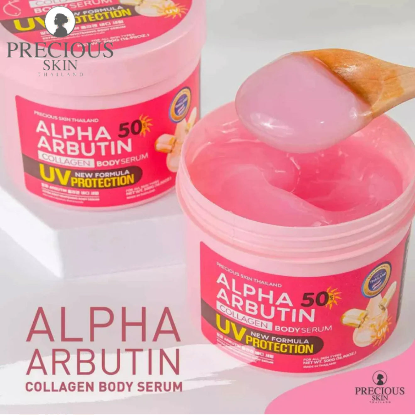 Alpha Arbutin Collagen Body Serum with SPF 50
