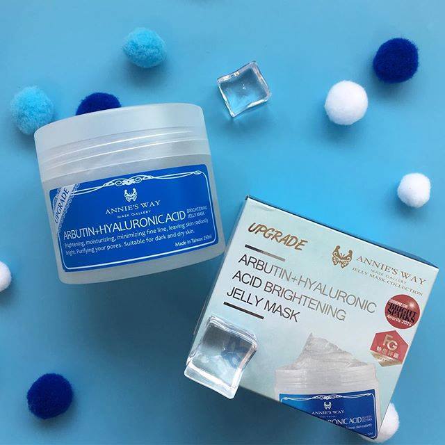 Annie's Way Arbutin+Hyaluronic Acid Brightening Jelly Mask