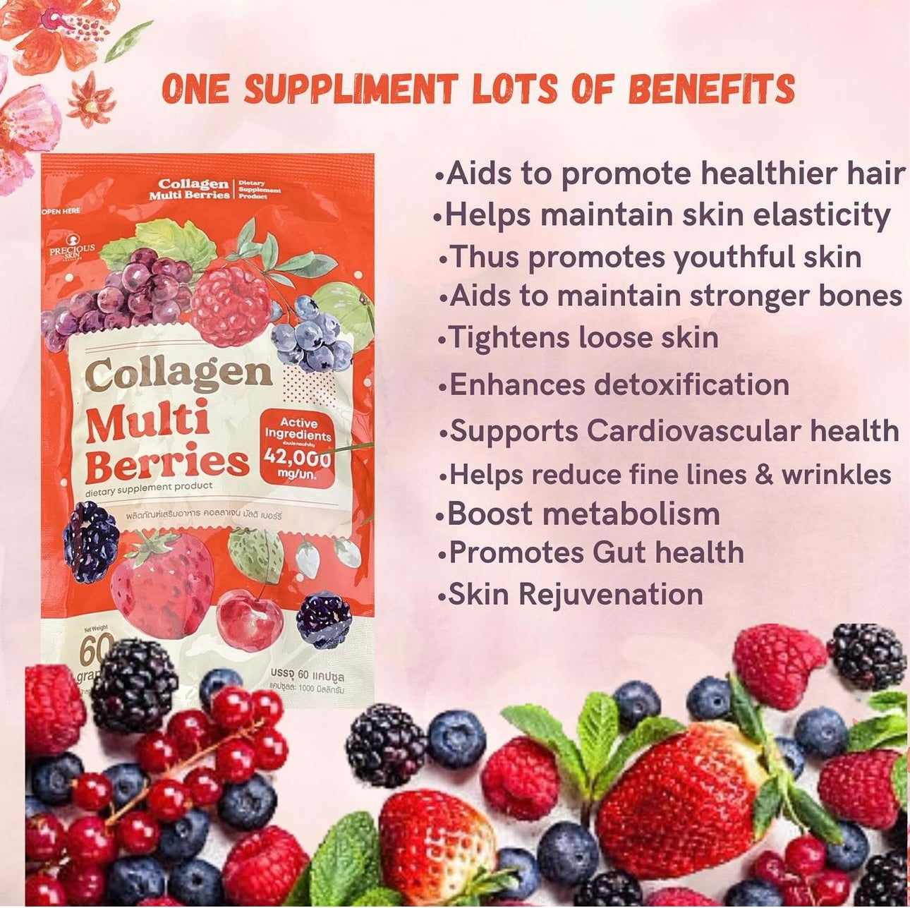 Precious Skin Collagen Multi Berries