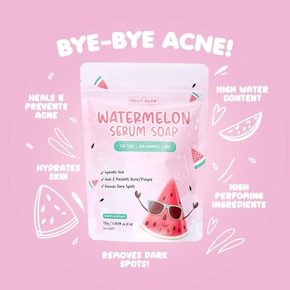 The Daily Glow Watermelon Serum Soap