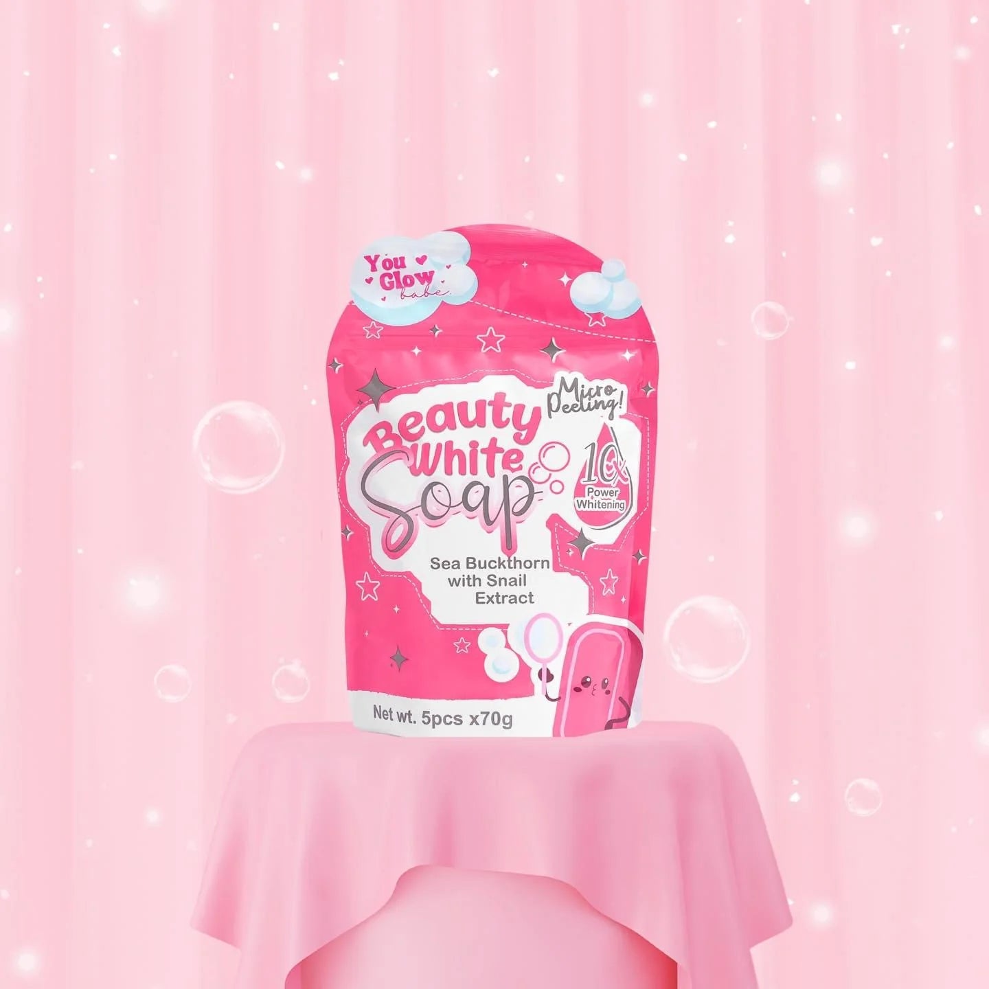 YOU GLOW BABE Beauty White Soap 70g x 5