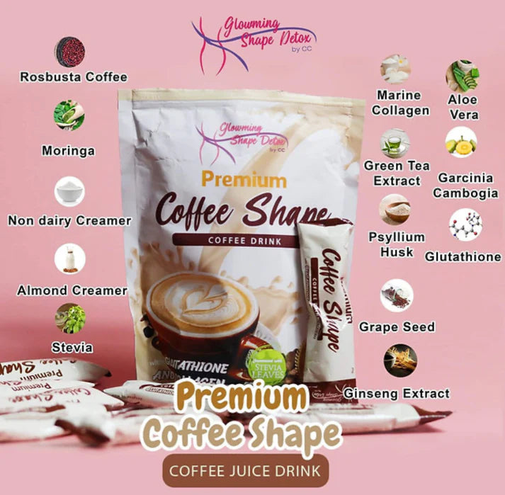 GLOWMING SHAPE DETOX Premium Coffee Drink 20g 10s