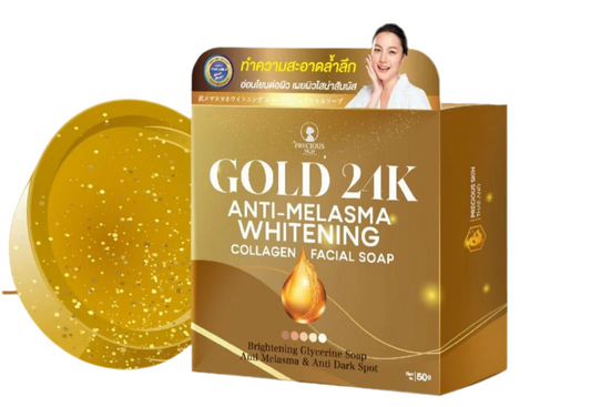 Precious Skin Gold 24k Anti-Melasma Whitening Soap