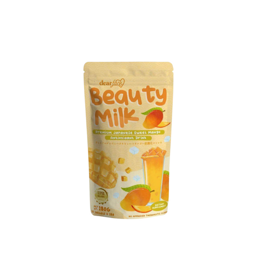 DEAR FACE Beauty Milk Mango 10s