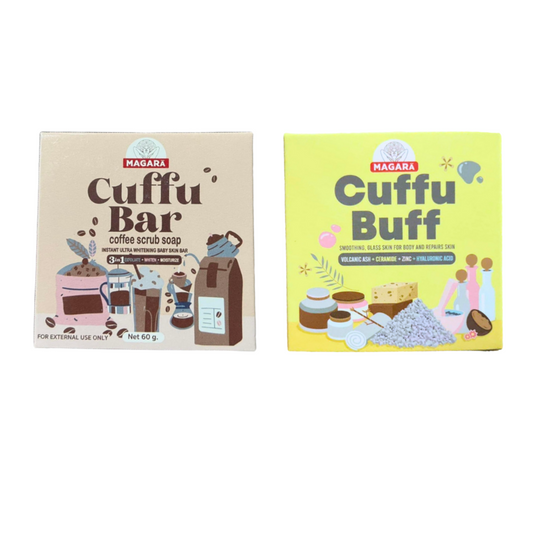 MAGARA Cuffu Bar 3in1 Scrub Soap & Cuffu Buff 60g