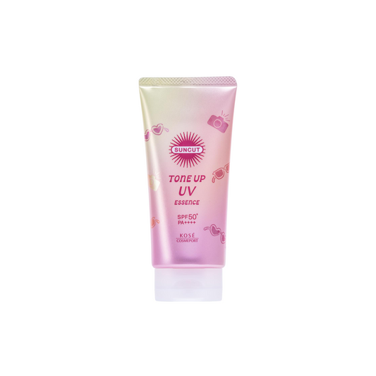 Kose Suncut Tone Up UV Essence Sunblock (Rose Pink) 80g