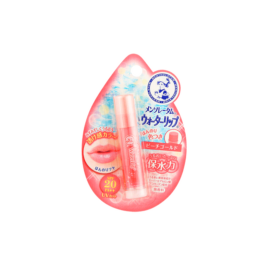 Rohto Mentholatum Water Lip Balm Peach Gold 4.5g
