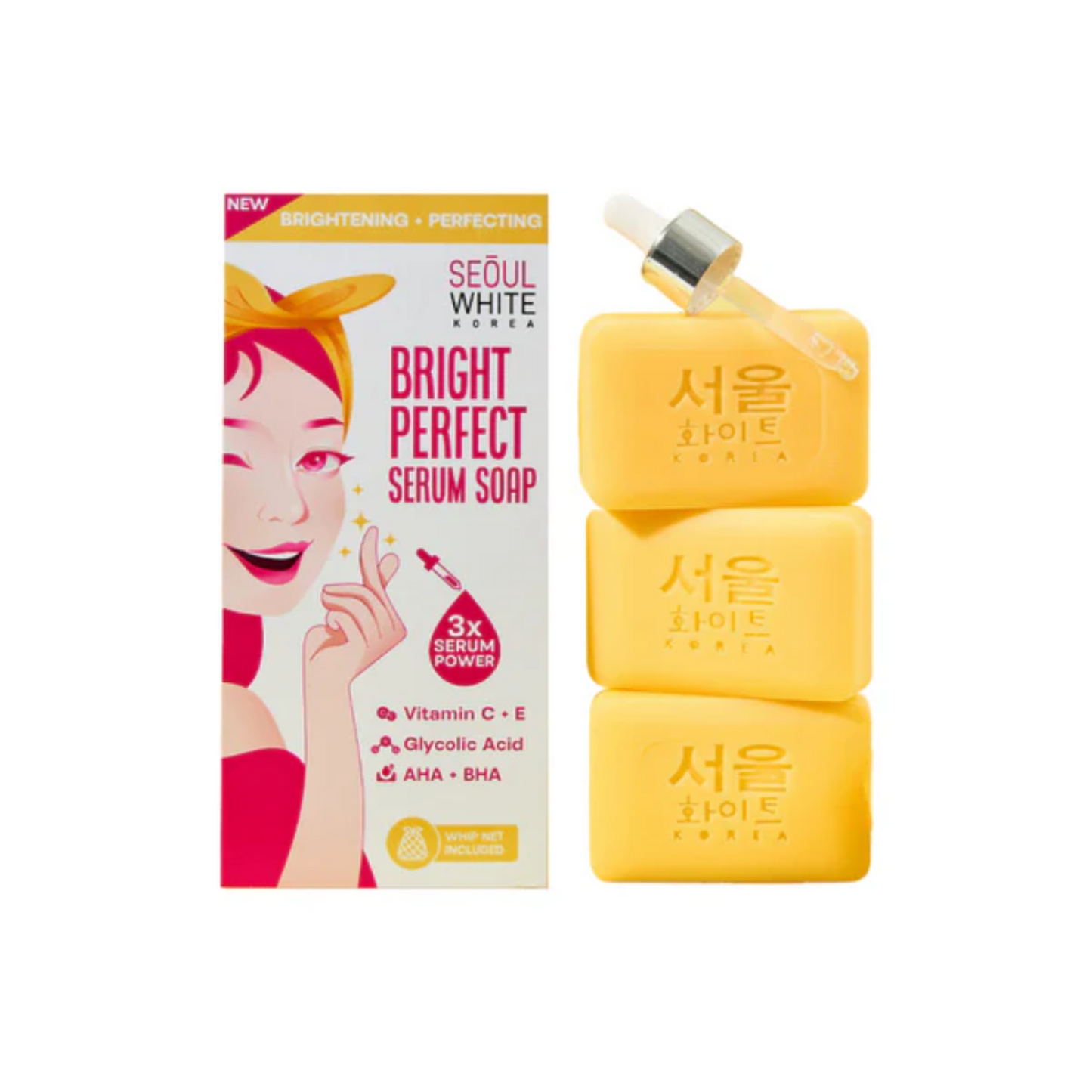 SEOUL WHITE Bright Perfect Serum 90gX3