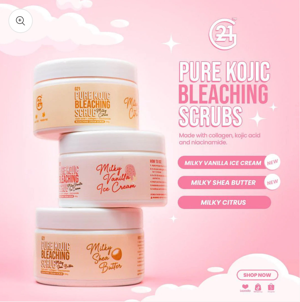 G21 Pure Kojic Bleaching Scrub