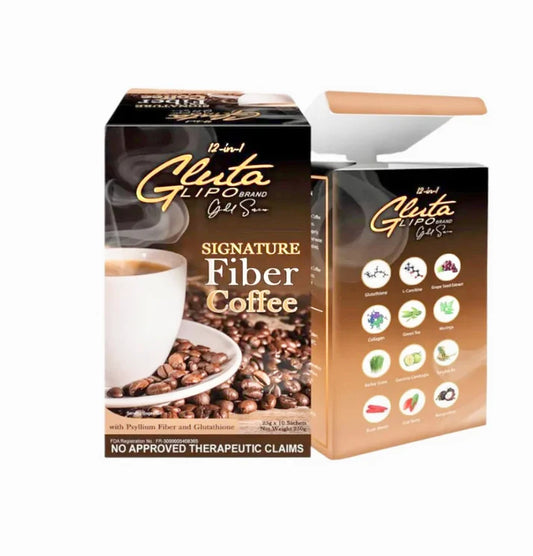 GLUTALIPO Signature Fiber Coffee 10s