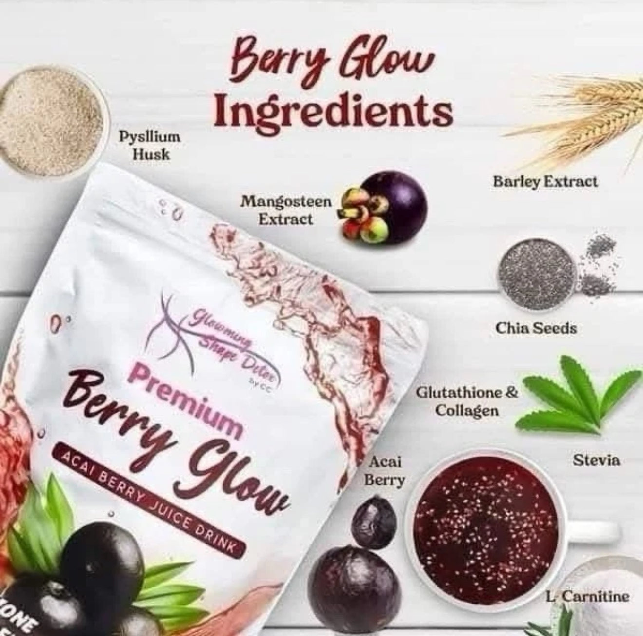 Glowming Shape Detox Premium Berry Glow