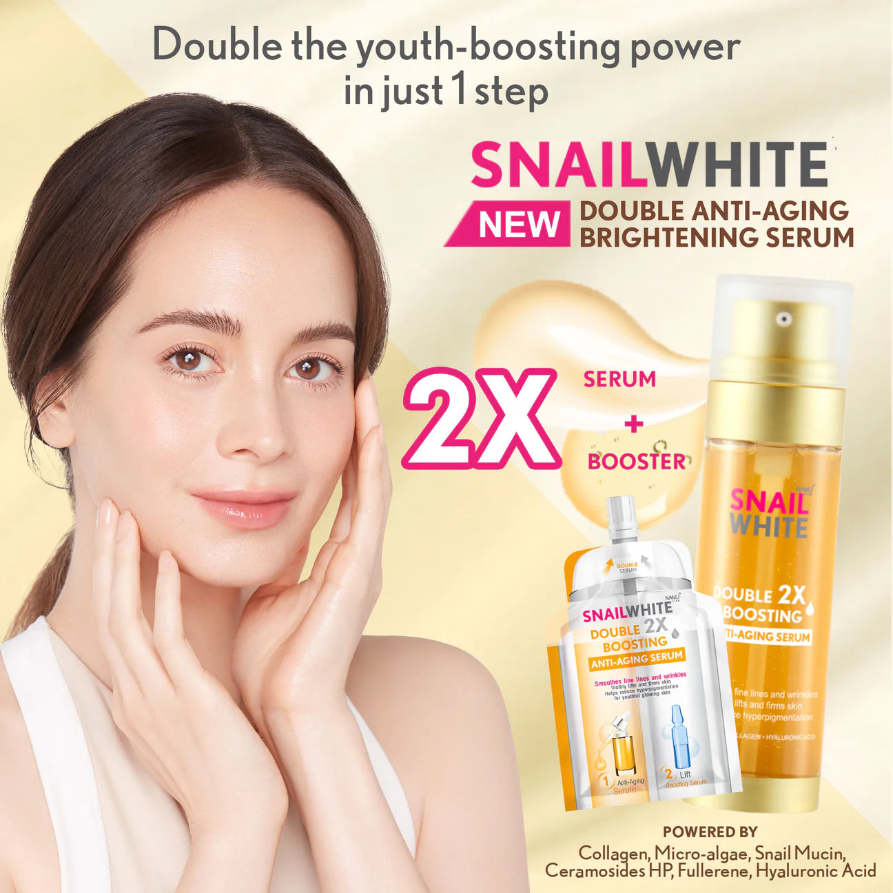 SNAILWHITE Double Boosting Anti-Aging Serum 40ml