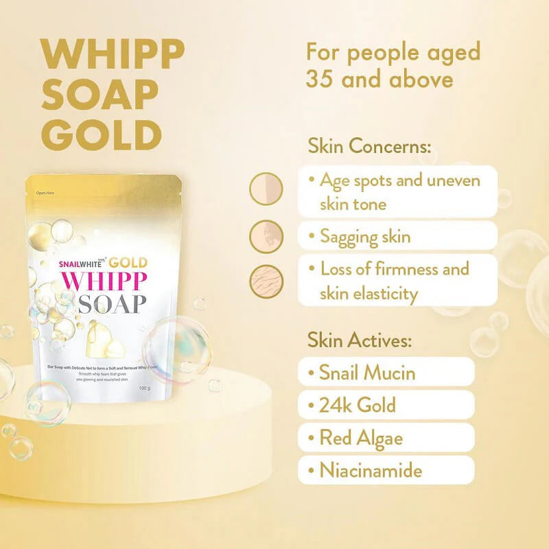 SNAILWHITE Whipp Soap Gold by Namu Life 100g