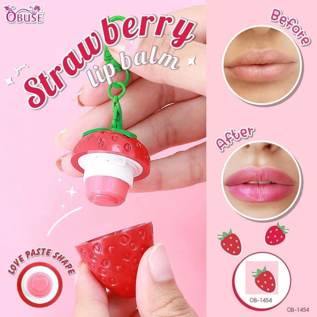 Obuse - Strawberry Lip Balm