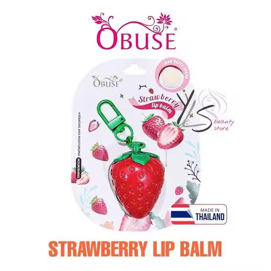 Obuse - Strawberry Lip Balm