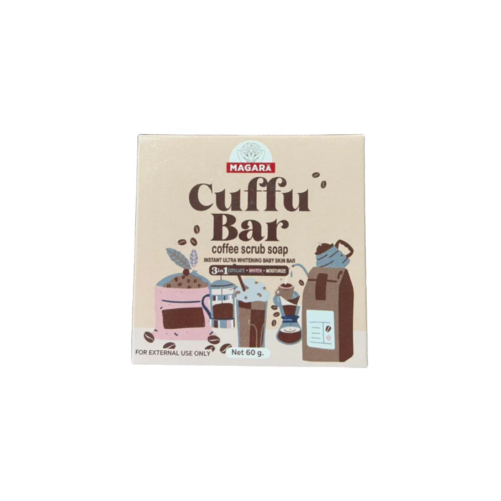 MAGARA Cuffu Bar 3in1 Scrub Soap & Cuffu Buff 60g