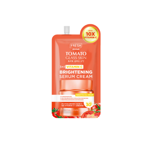 FRESH Tomato Glass Skin 3-in1 Vit C Brightening Serum Sachet