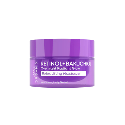 LUXE ORGANIX Retinol+Bakuchiol Overnight Radiant Glow