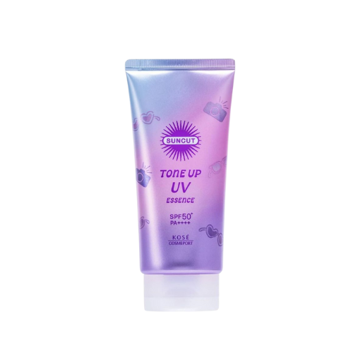Kose Suncut Tone Up UV Essence Sunblock (Lavander) 80g