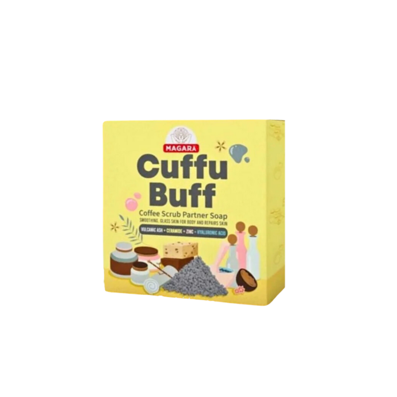 MAGARA Cuffu Bar 3in1 Scrub Soap & Cuffu Buff 60g