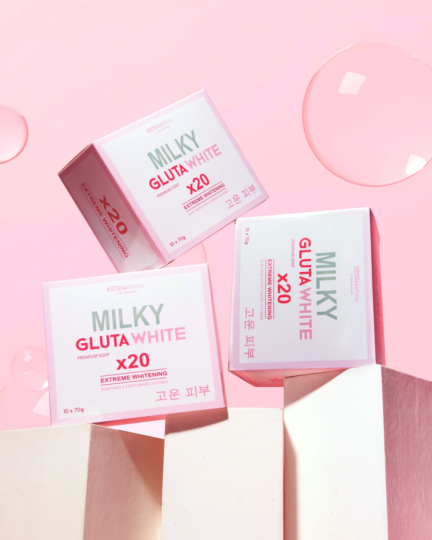 KEISHA WHITE Milky Gluta White Soap 70g