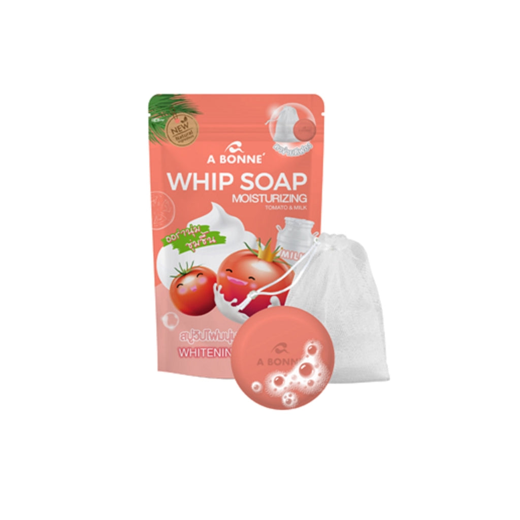 A BONNE' Whip Soap Moiturizing Tomato and Milk 100g