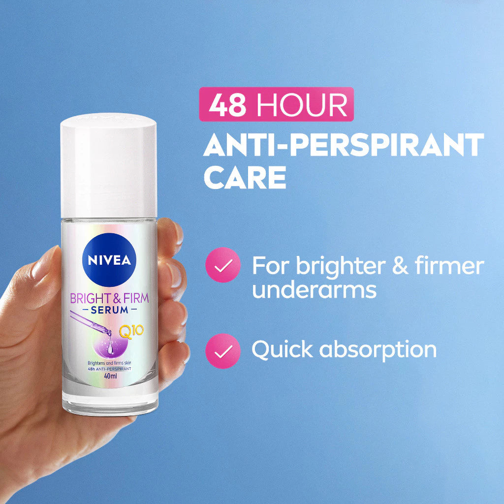 NIVEA Deodorant Bright & Firm with Q10 Serum 40ml