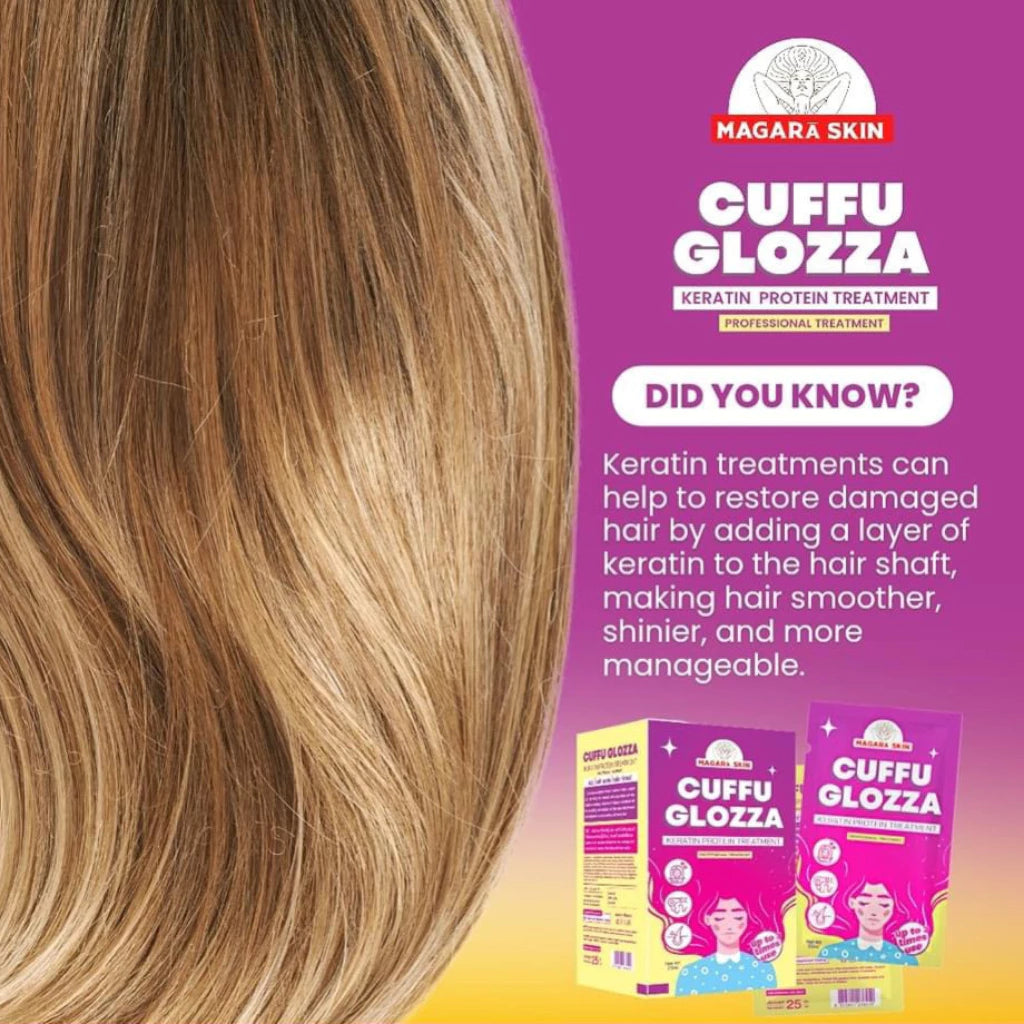 Magara Skin Cuffu Glozza Keratin Protein Hair Treatment 5pcs