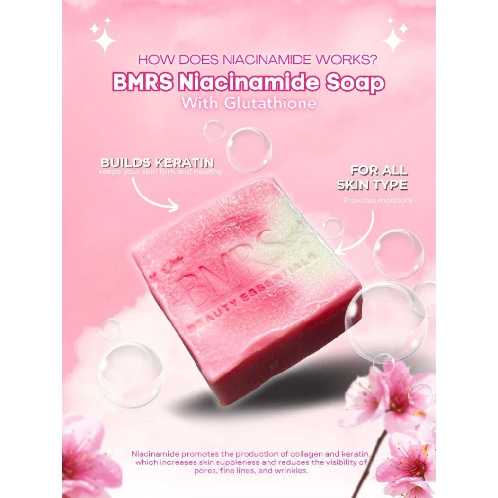 BMRS Niacinamide with Glutathione Bar Soap 70g