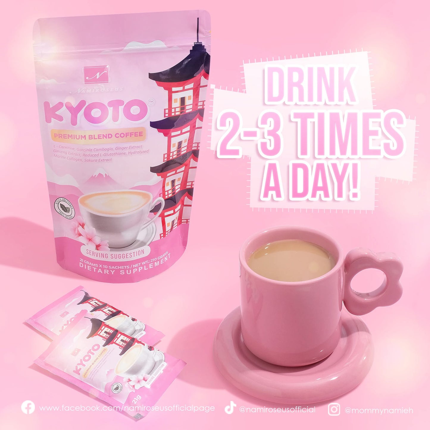 NAMIROSEUS KYOTO Slimming Coffee 10s