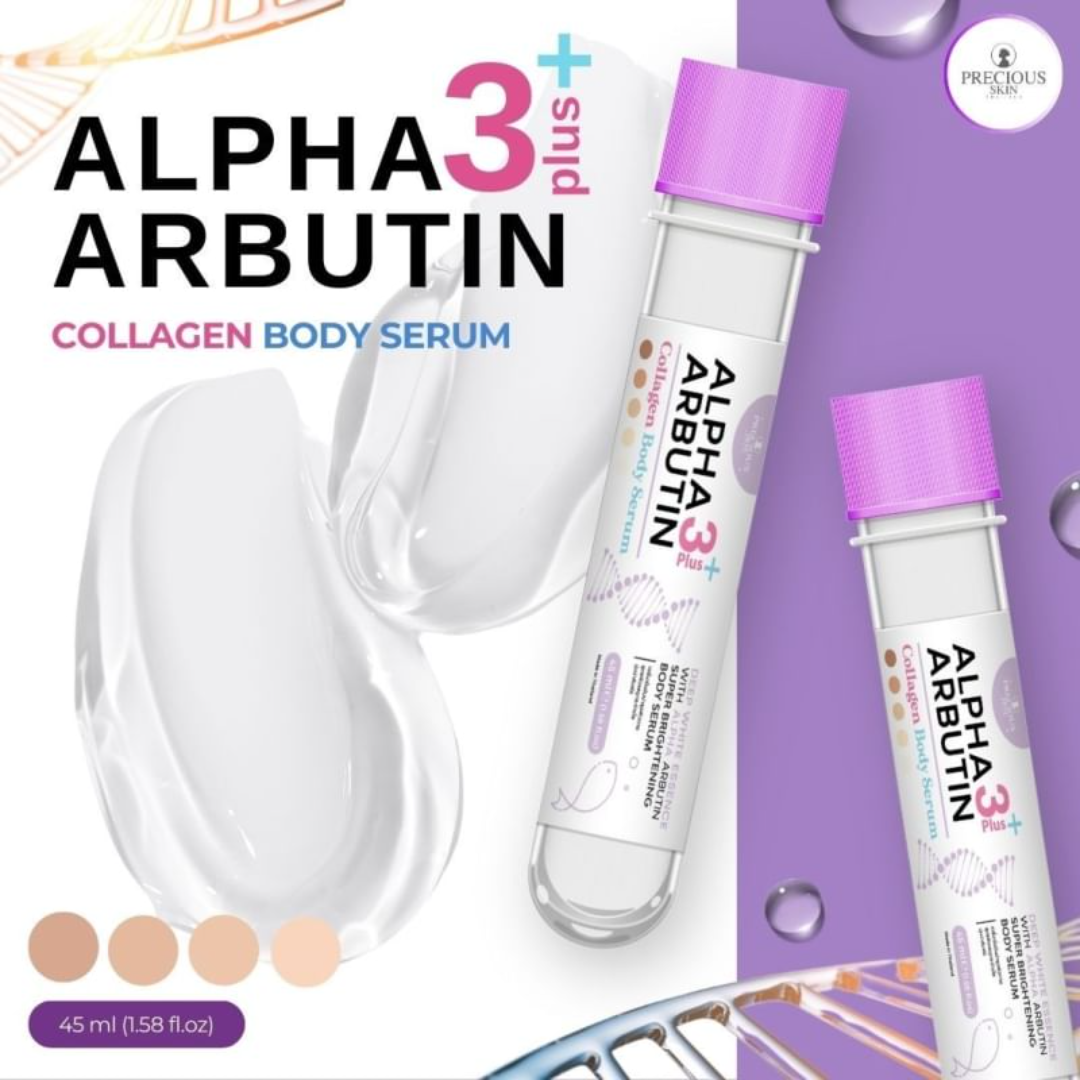 Precious Skin Alpha Arbutin 3 Plus + Collagen Body Serum